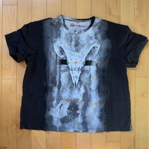 Robert Graham  “Knowledge Wisdom Truth” skull Black tshirt 2XL